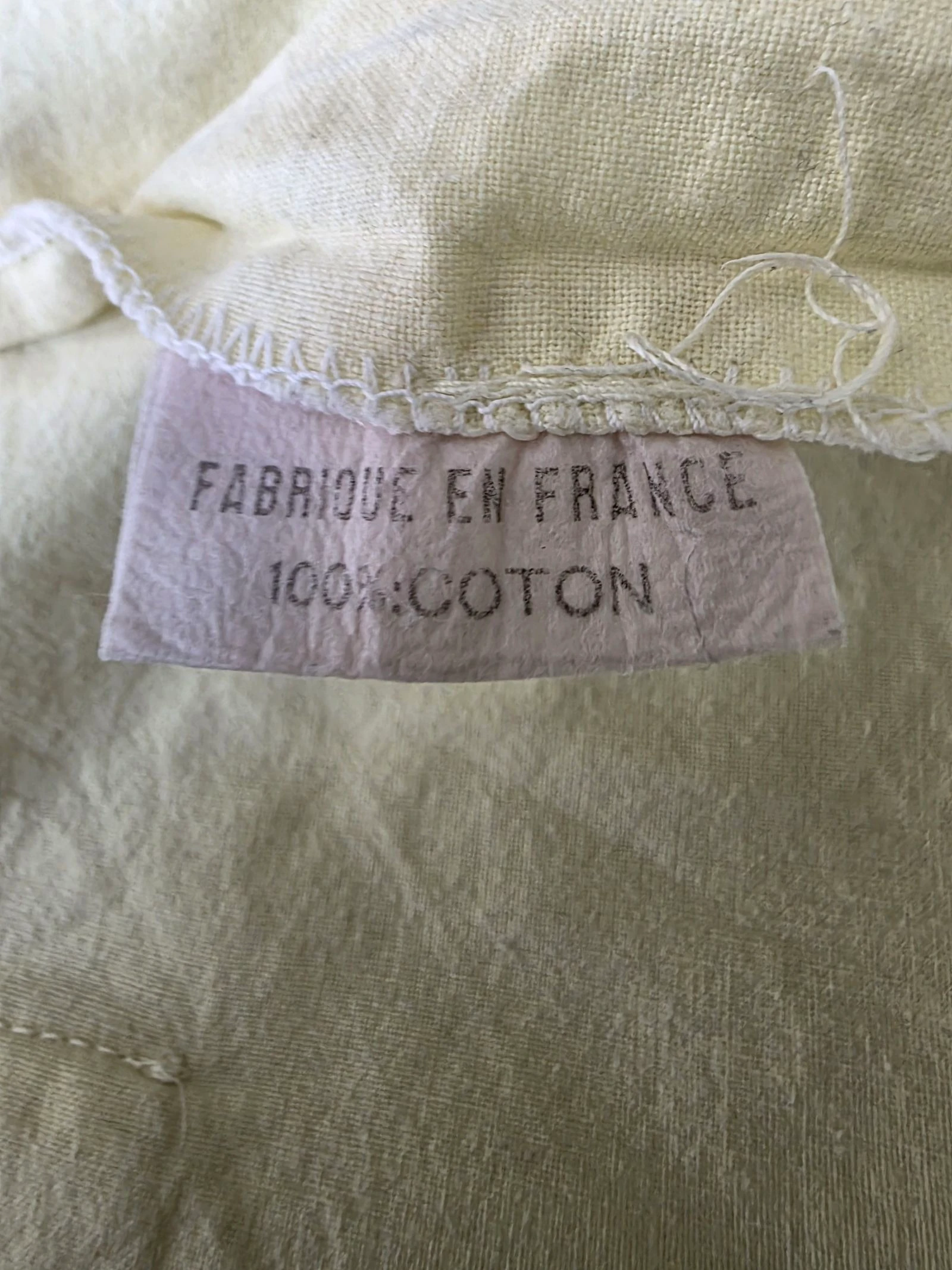 Veste / blazer court croisé vintage 70s coton Fabriqué en France taille 34/36/38 – photo 5